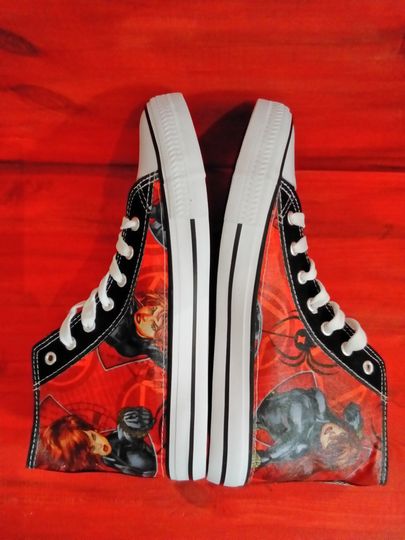 Marvel Black Widow high top sneakers