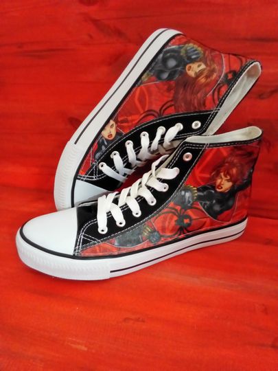 Marvel Black Widow high top sneakers