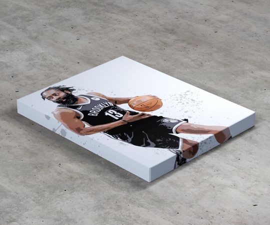 James Harden Poster,  Wall Art Decor, Best Home Decor Gift