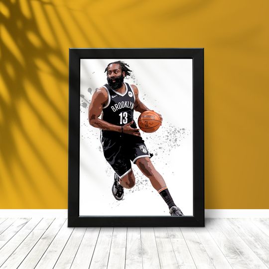 James Harden Poster,  Wall Art Decor, Best Home Decor Gift