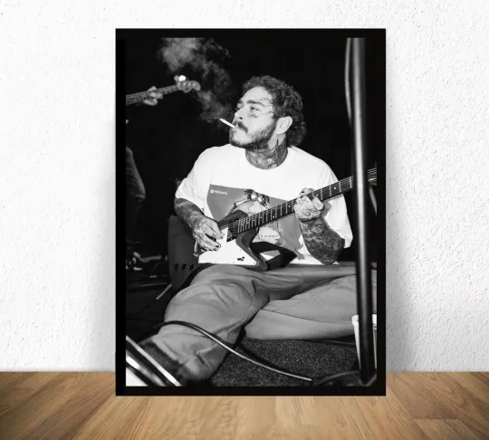 Post Malone Smoking Poster