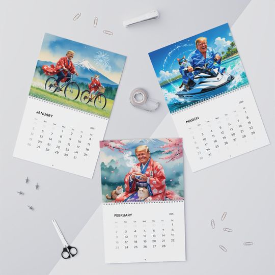 Trump in Kimono Calendar 2025