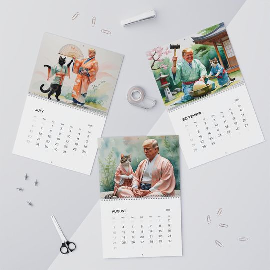 Trump in Kimono Calendar 2025