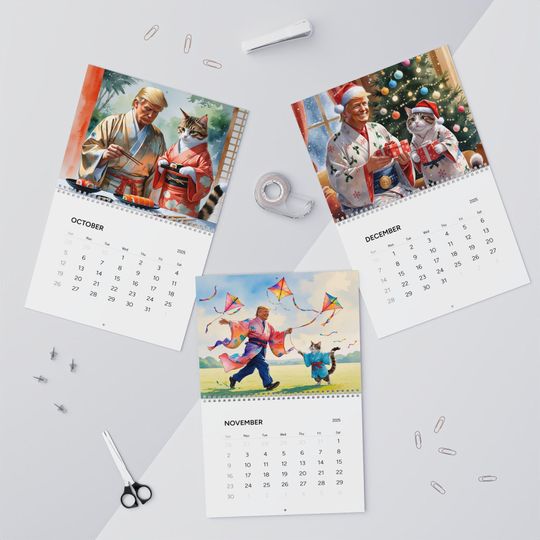 Trump in Kimono Calendar 2025