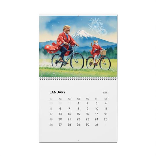 Trump in Kimono Calendar 2025