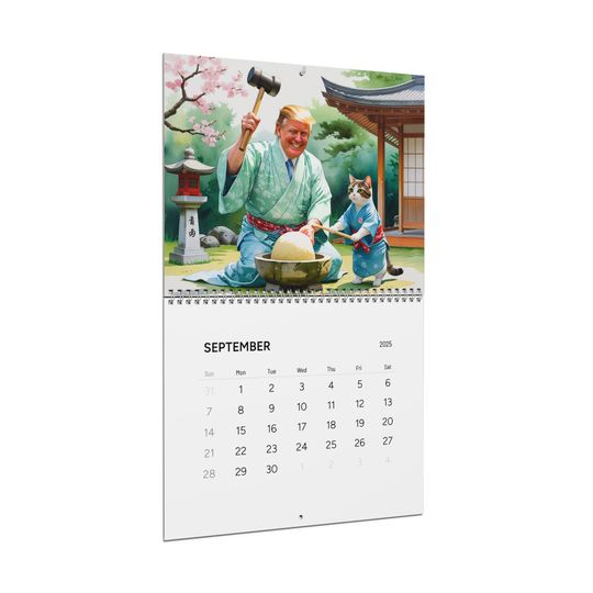 Trump in Kimono Calendar 2025