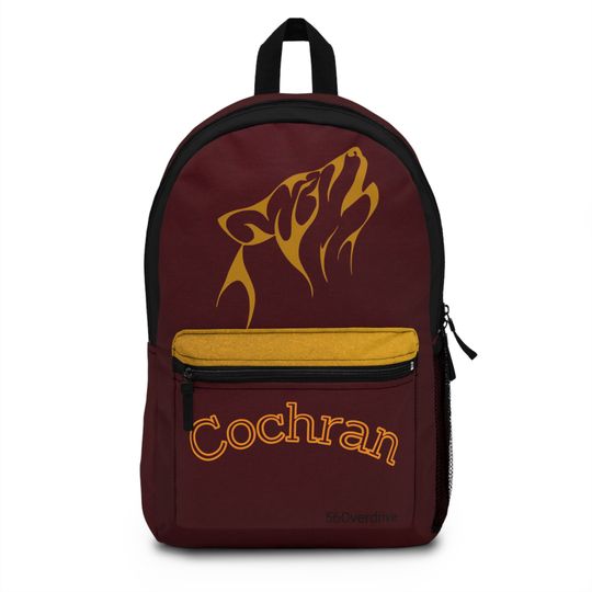 Backpack-Cochran-Maroon n gold