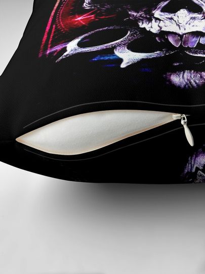 Skull Head Throw Pillow