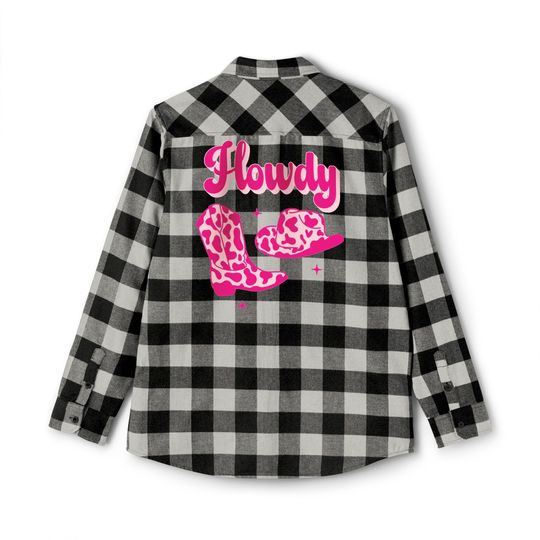 custom cowgirl flannel shirt