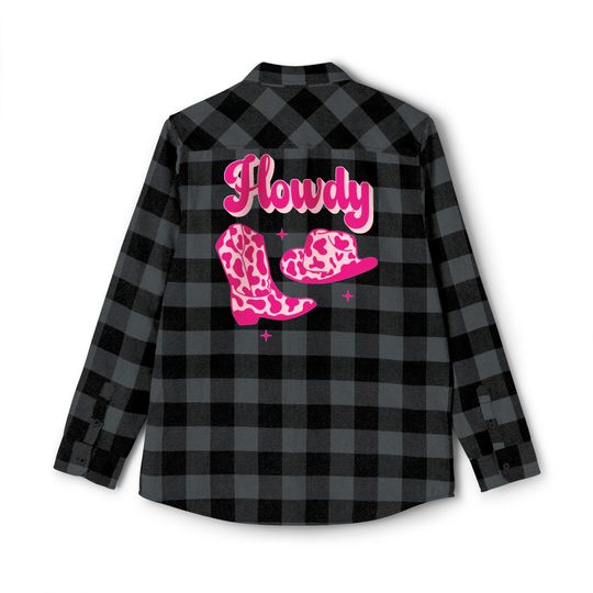 custom cowgirl flannel shirt
