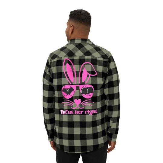 Play Bunny Flannel Shirt Button Down