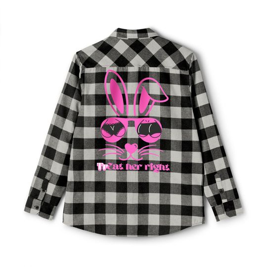 Play Bunny Flannel Shirt Button Down