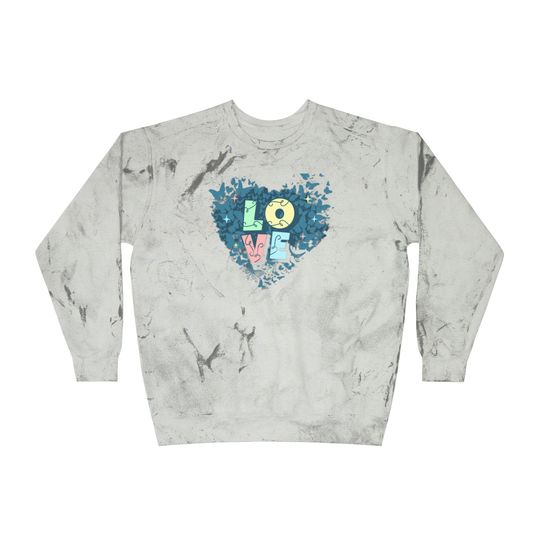 Love Unisex Color Blast Crewneck Sweatshirt