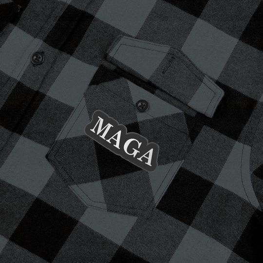 Trump Christmas Flannel Shirt