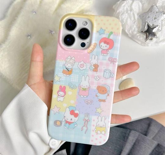 Hello Kitty and Miffy iPhone case ,