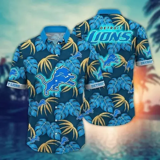 Detroit Lions Hawaiian Shirt