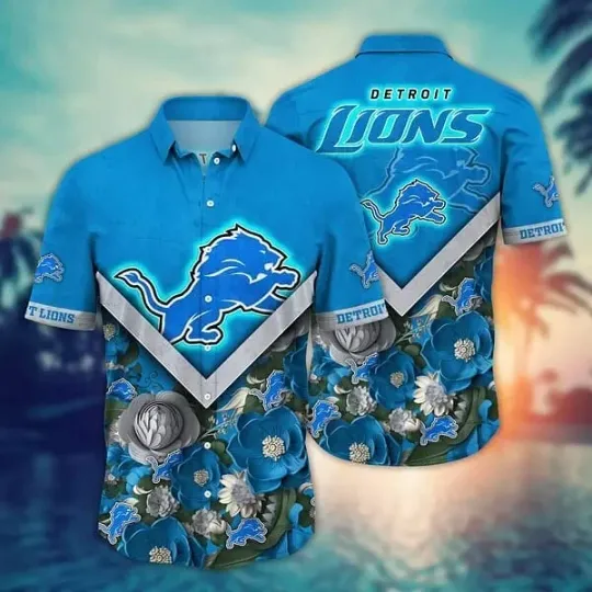 Detroit Lions Hawaiian Shirt