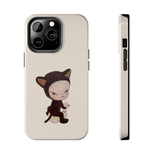 DURABLE Yoshitomo Nara - Harmless Kitty , Aesthetic Phone Case