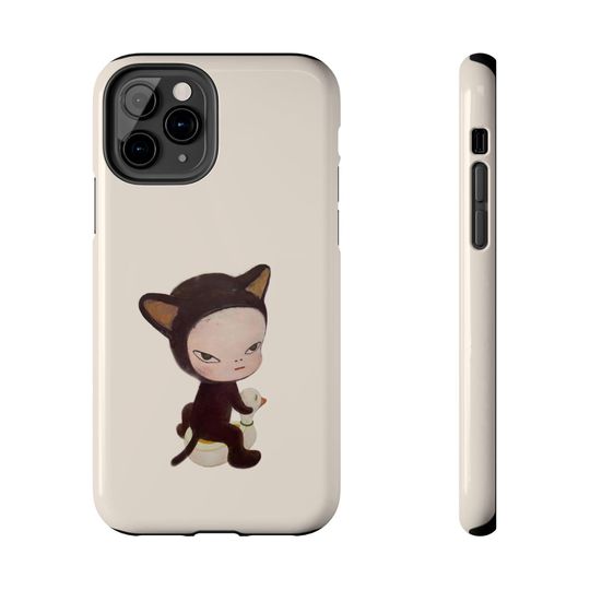 DURABLE Yoshitomo Nara - Harmless Kitty , Aesthetic Phone Case