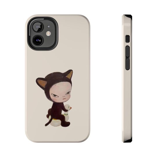 DURABLE Yoshitomo Nara - Harmless Kitty , Aesthetic Phone Case