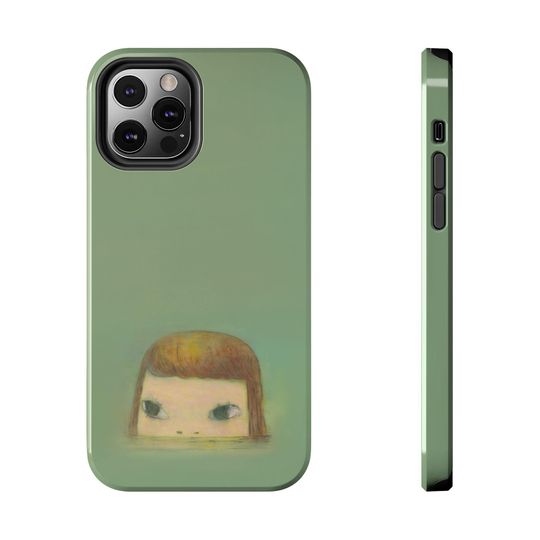 DURABLE Yoshitomo Nara - Sinking Island Floating in the Sea (Green) , Aesthetic Phone Case
