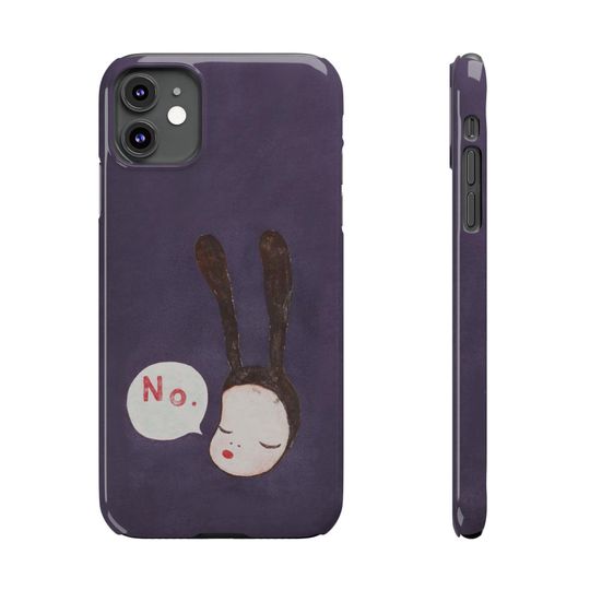 Yoshitomo Nara - Bunny Girl , Aesthetic Phone Case