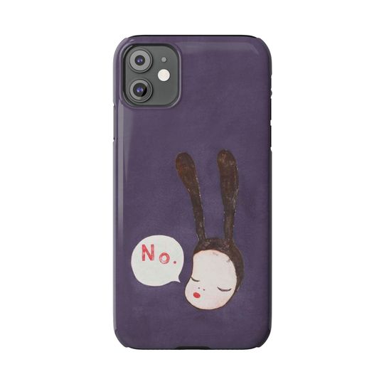 Yoshitomo Nara - Bunny Girl , Aesthetic Phone Case