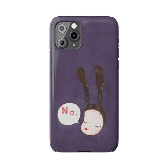 Yoshitomo Nara - Bunny Girl , Aesthetic Phone Case