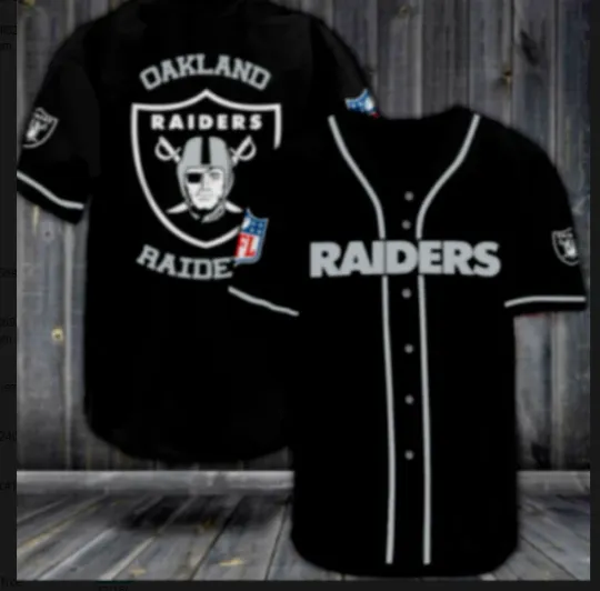 Raiders Baseball Jersey - trend jersey gift