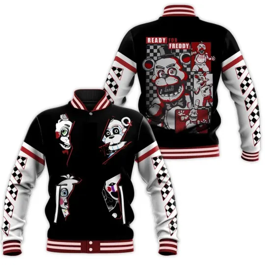 Five Nights At Freddy’s Ready Baseball Jacket