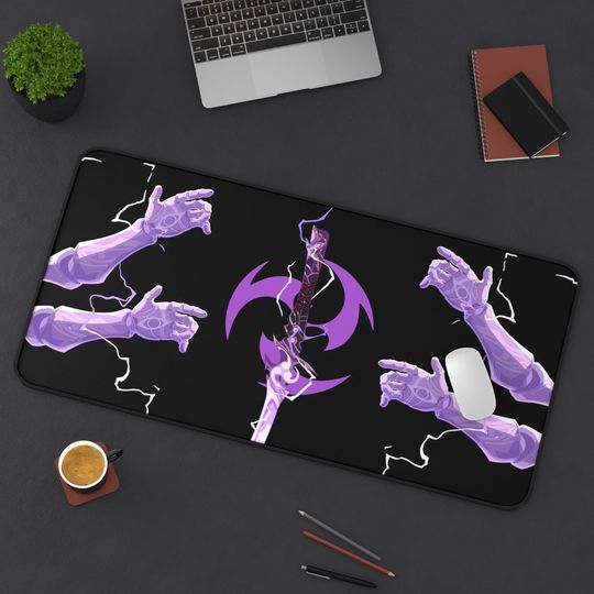 Raiden Shogun Genshin Impact Desk Mat