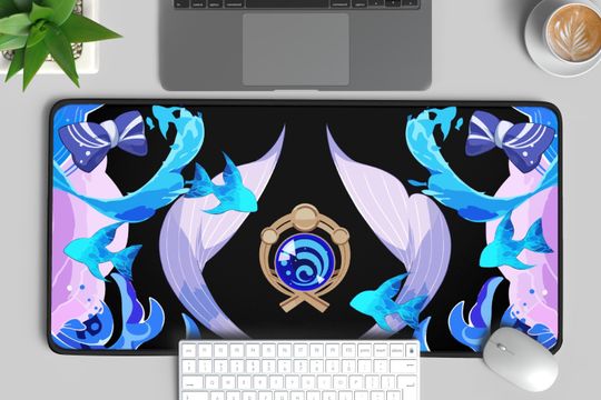 Kokomi Genshin Impact Desk Mat