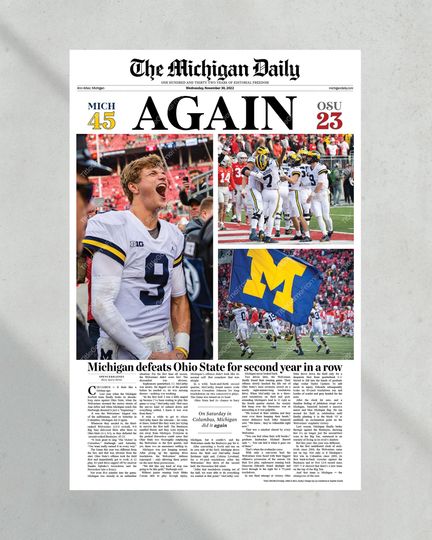 2022 Michigan Wolverines Again def. Ohio State Buckeyes