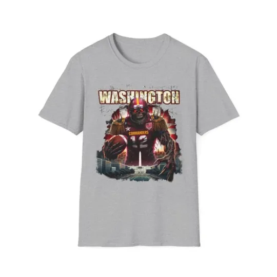 Washington Commanders horror T-Shirt - Unique football Fan Apparel
