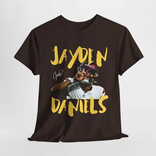 Jayden Daniels Washington Commanders Rookie Season Sports Gift Tee