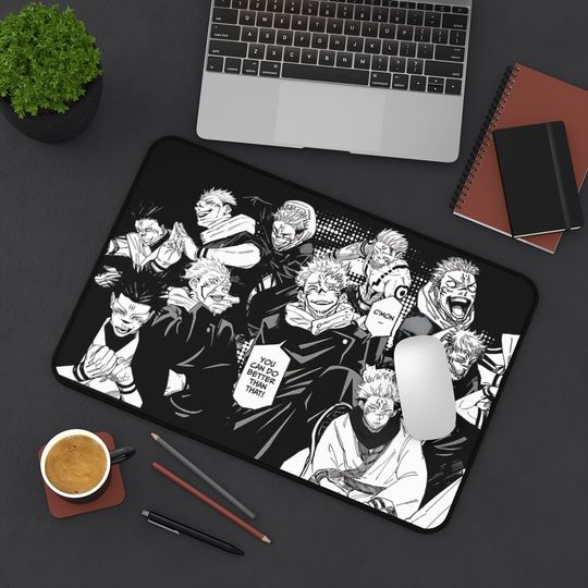 Sukuna Jujutsu Satoru Desk Mat