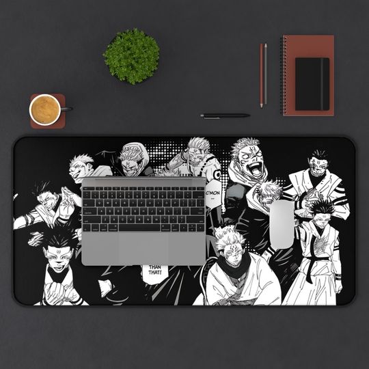 Sukuna Jujutsu Satoru Desk Mat