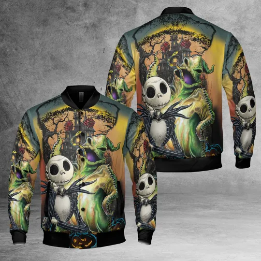 Oogie Boogie Vs Jack Skellington Nightmare Before Christmas Character Jacket