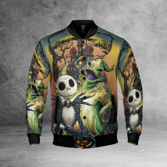 Oogie Boogie Vs Jack Skellington Nightmare Before Christmas Character Jacket