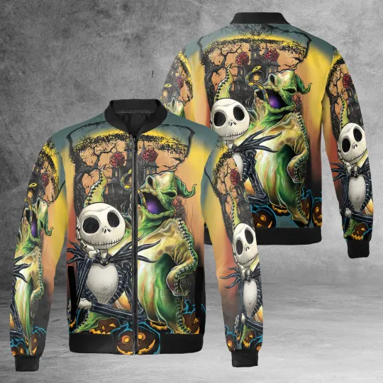 Oogie Boogie Vs Jack Skellington Nightmare Before Christmas Character Jacket