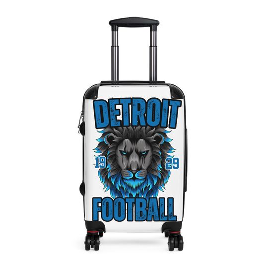 Detroit Lions football Fans Suitcase