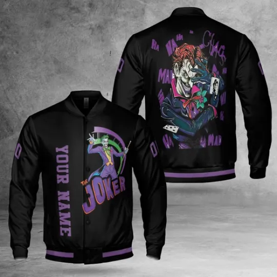 Personalized The Joker Horror Clown Hahaha Why So Serious Jacket