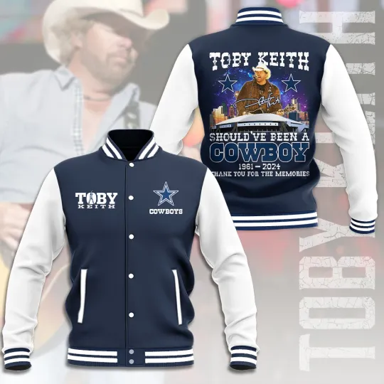 Toby Keith Music Baseball Jacket For Fan