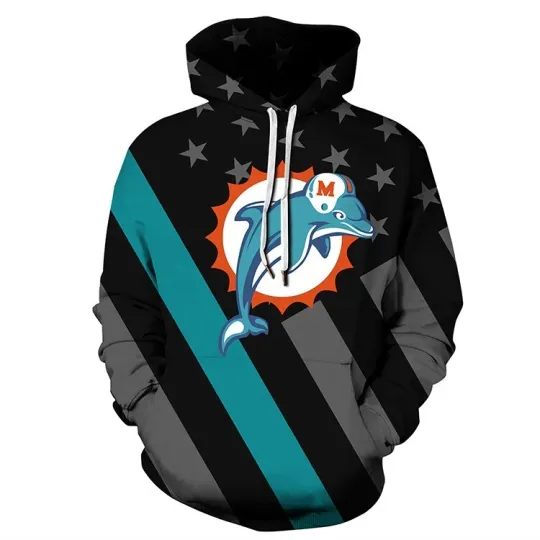 Miami Dolphins 3d Hoodie