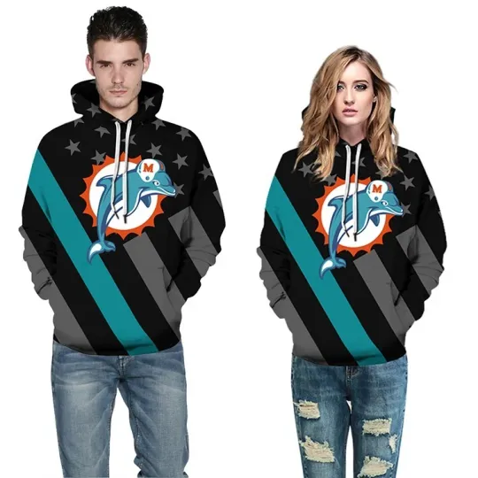 Miami Dolphins 3d Hoodie