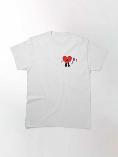 Bad Bunny Puerto Rico Flag Classic T-Shirt