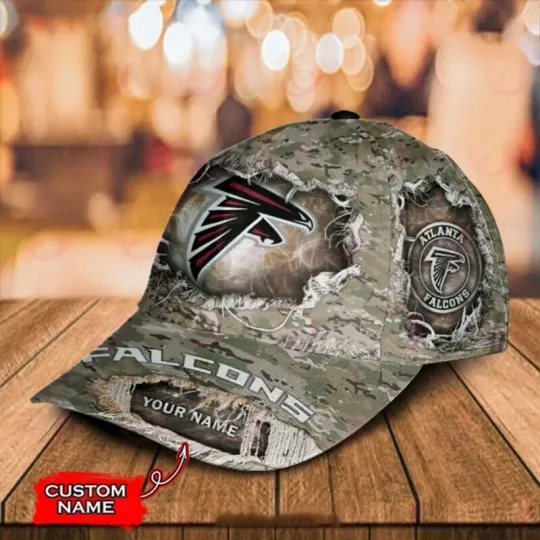 Atlanta Falcons-Personalized football Classic Cap