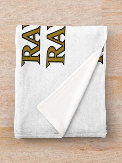 Baltimore Ravens head ravens Flock Throw Blanket