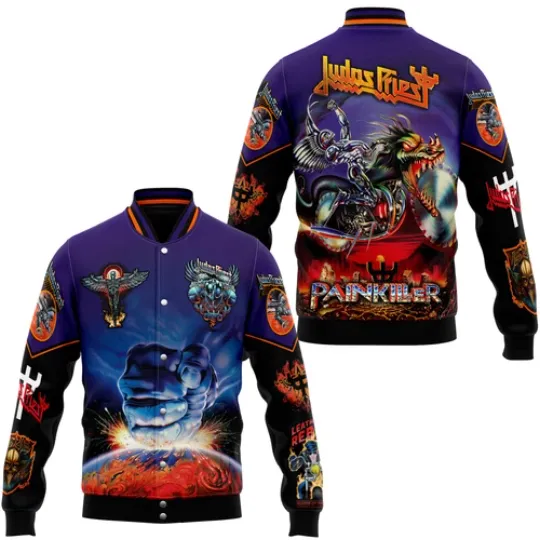 Judas Priest Baseball Jacket For Fan