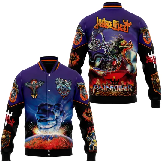 Judas Priest Baseball Jacket For Fan